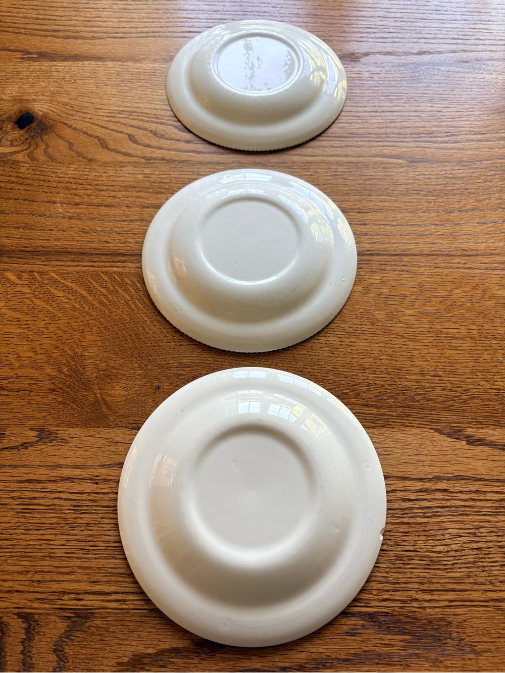 Vintage Currier & Ives Washington’s Birthplace set of three plates- ~7.25 inches - Picture 4 of 15